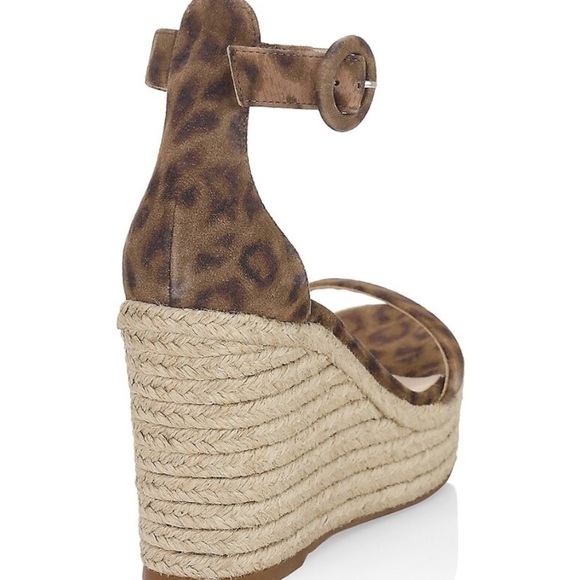 NWT L’AGENCE Platform Wedge Cheetah Espadrille - Picture 2 of 5